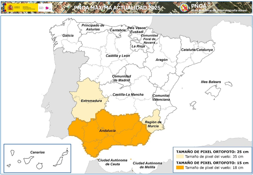 Zonas de vuelo 2025